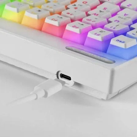 Teclado Gaming Mecánico Inalambrico Mars Gaming MKCLOUDWBRES/ Blanco Teclado Gaming Mecánico Inalambrico Mars Gaming MKCLOUDWBRES/ Blanco
